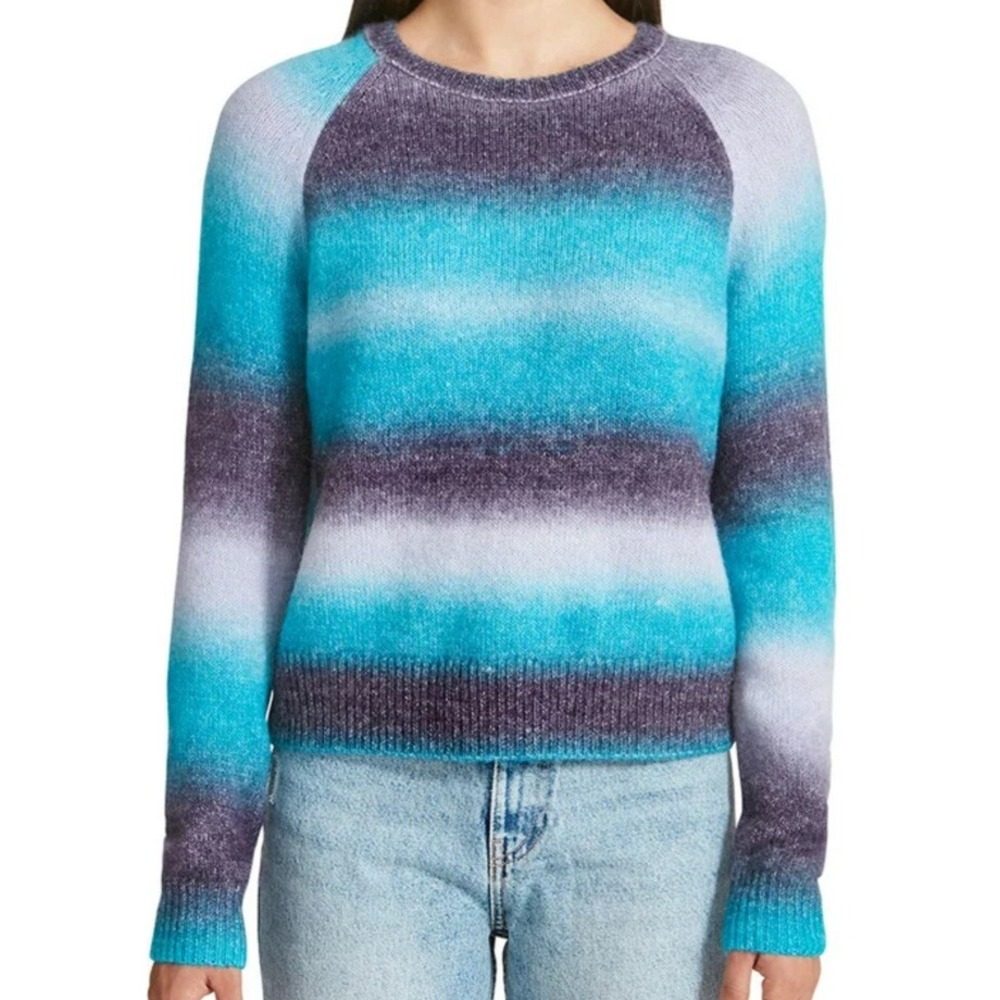 BB DAKOTA STEVE MADDEN LADIES OMBRE SWEATER, BLUE‎ OMBRE, Size M NWT